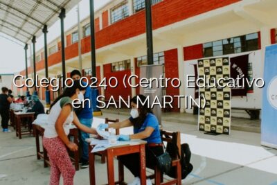 Colegio 0240 (Centro Educativo en SAN MARTIN)