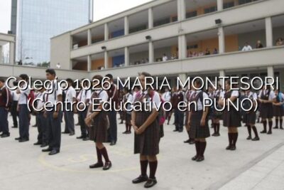 Colegio 1026 MARIA MONTESORI (Centro Educativo en PUNO)