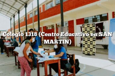 Colegio 1318 (Centro Educativo en SAN MARTIN)