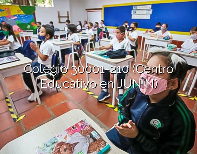 Colegio 30001-210 (Centro Educativo en JUNIN)