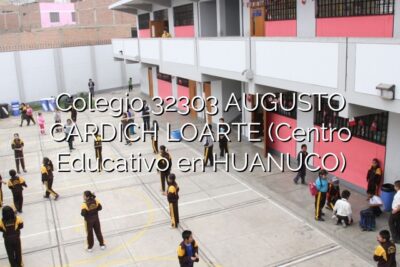 Colegio 32303 AUGUSTO CARDICH LOARTE (Centro Educativo en HUANUCO)