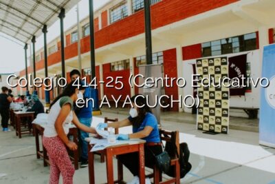Colegio 414-25 (Centro Educativo en AYACUCHO)