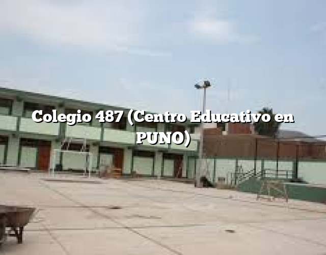 Colegio 487 (Centro Educativo en PUNO)