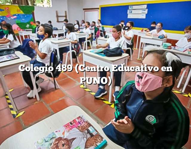 Colegio 489 (Centro Educativo en PUNO)