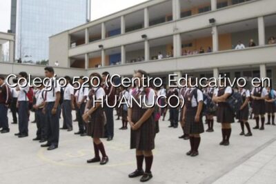 Colegio 520 (Centro Educativo en HUANUCO)
