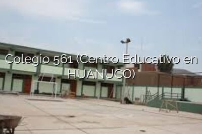Colegio 561 (Centro Educativo en HUANUCO)