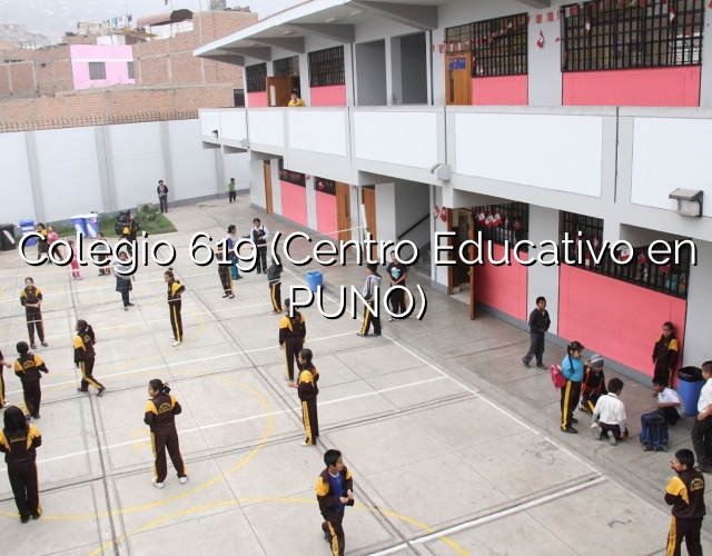 Colegio 619 (Centro Educativo en PUNO)