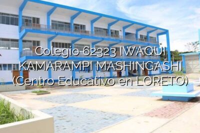 Colegio 62323 IWAQUI KAMARAMPI MASHINGASHI (Centro Educativo en LORETO)