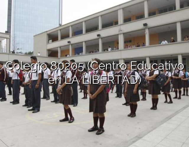 Colegio 80205 (Centro Educativo en LA LIBERTAD)