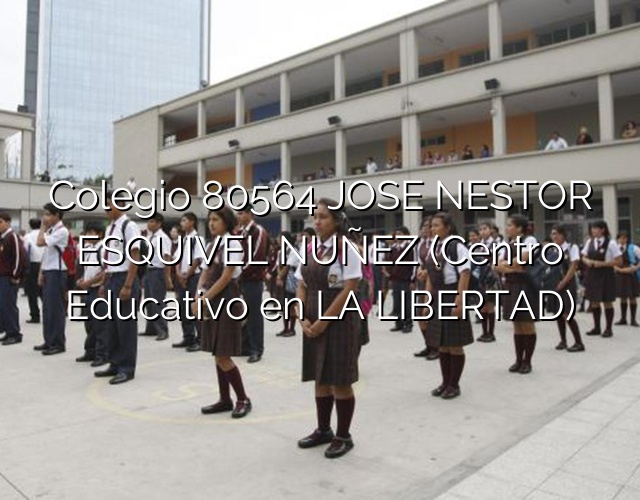 Colegio 80564 JOSE NESTOR ESQUIVEL NUÑEZ (Centro Educativo en LA LIBERTAD)